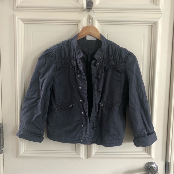 Short grey jacket - Size XS - Picture 2 of 5